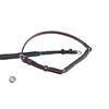 Nseband flash with chain  black - ss buckle