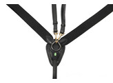 Collier de chasse elastique avec boucles laiton PS choco - brun