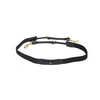 Elastic beastplate with brass buckles