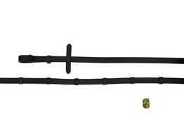 Teugels leder  chroom gespen