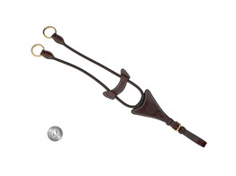 Elastic bib martingale attachment