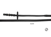 Teugel rubber - rvs gespen