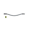 Brow band TEAL BLUE - CS black