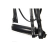 Cranck noseband flat leather FS black / patent