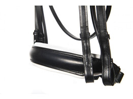 Cranck noseband - flat leather