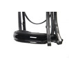 Cranck noseband flat leather FS black / patent