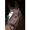 Bridle Limited browband Stellux rolled leather - CS black