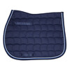Saddle pad navy / white and toyal blue cord pipings