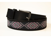 Belt Pearl Perfect Pink - 75cm black