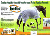 Befix couverture anti-mouche avec cou amovible - 205cm