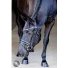 Pro Selected Hoofdstel Sunline Silver - aansnoerneusriem met lak - FS zwart