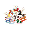 Key chain with horse - Bleu