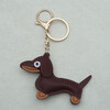 Key chain Dog - Burgundy