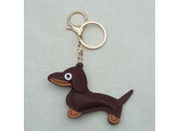 Key chain Dog - Burgundy