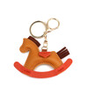 Porte-cles cheval - Rougeorange