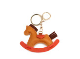 Porte-cles cheval - Rougeorange