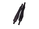Etrivieres mono en cuir Aniline - Medium noir